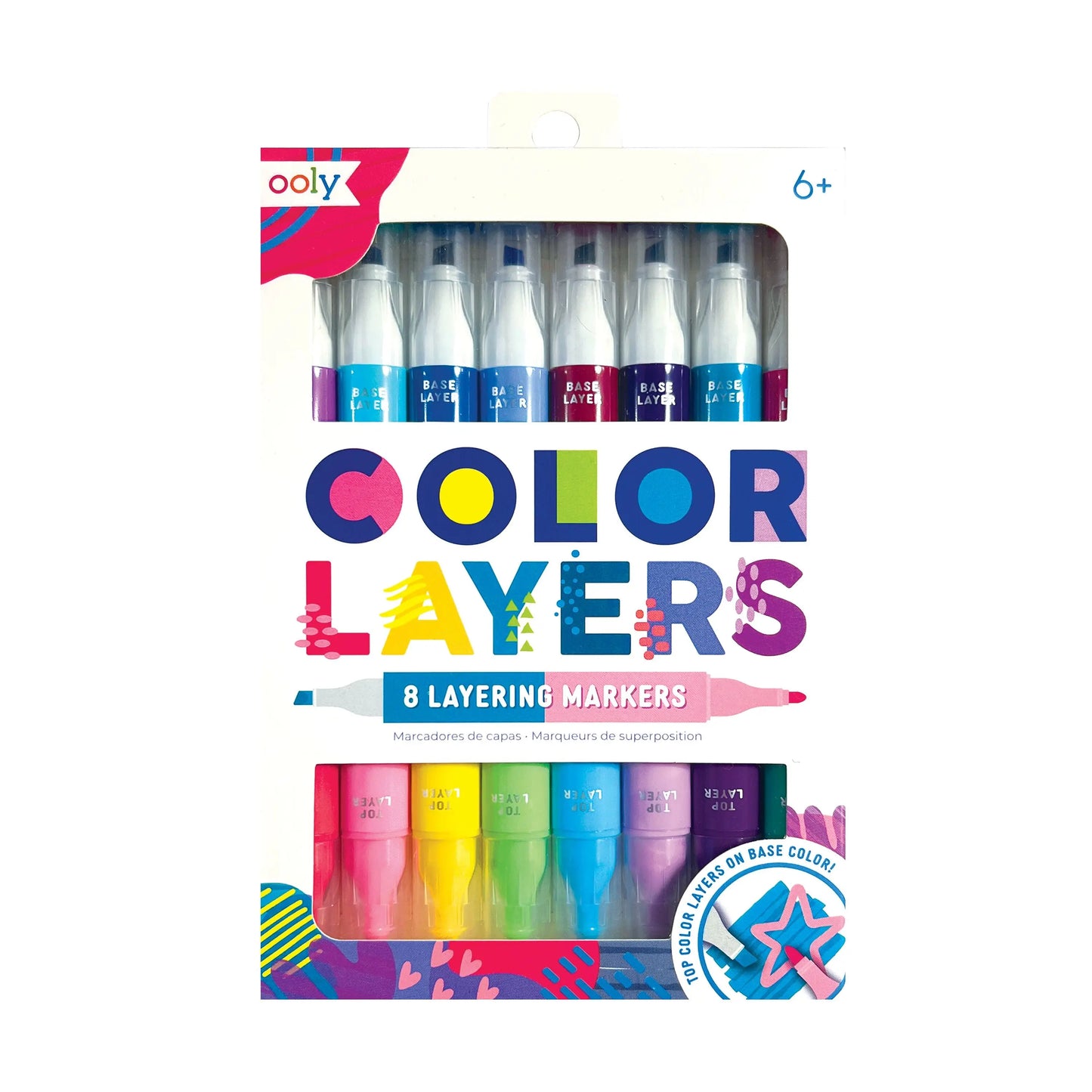 Color Layers Double-Ended Layering Markers OOLY