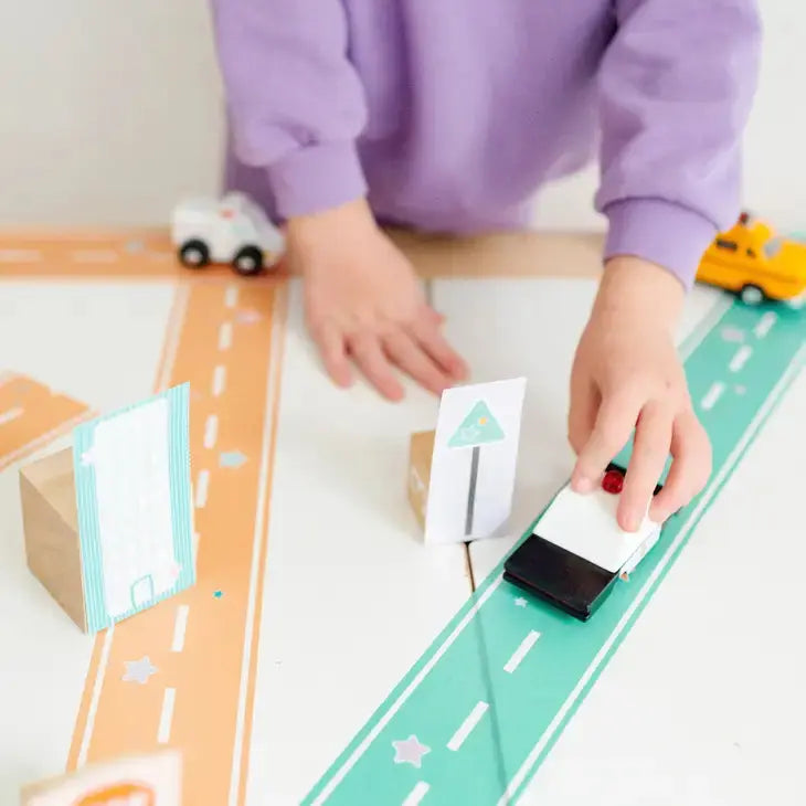 Colorful Play Road Tape (Set of 4 Rolls) Magic Playbook