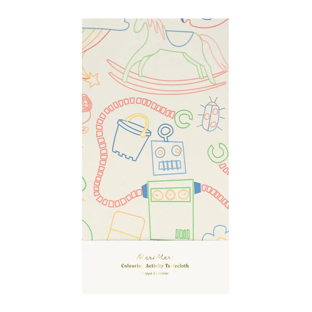 Colour In Activity Tablecloth Meri Meri