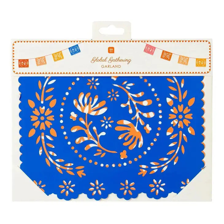 Colourful Mexican Papel Picado Bunting - 4m Talking Tables