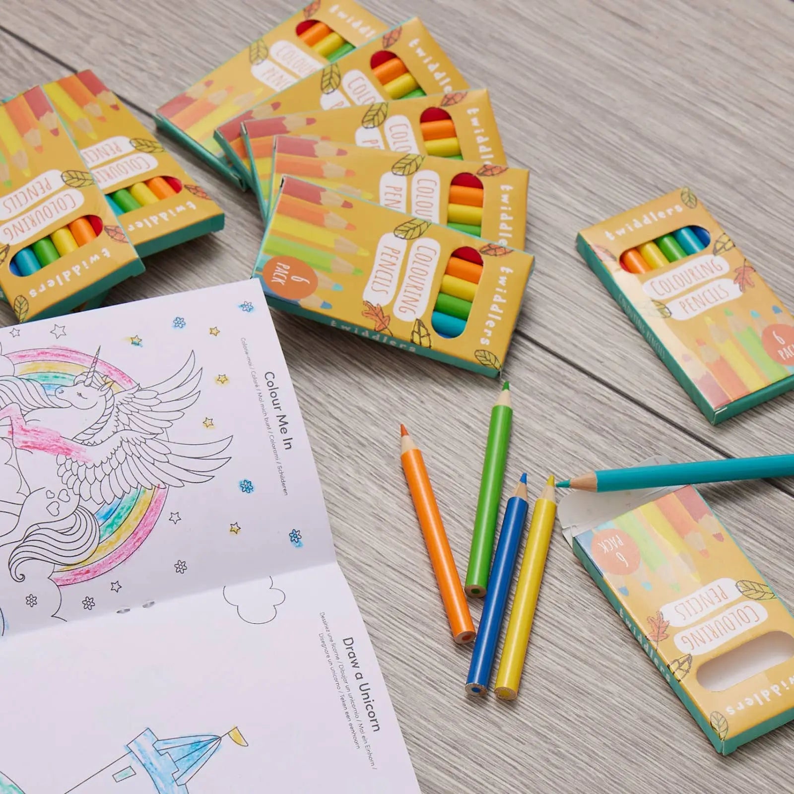 Colouring Pencils (Packs of  6) The Twiddlers