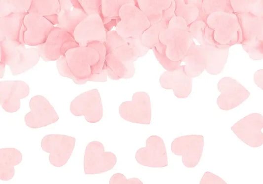 Confetti Hearts, 1,6x1,6 cm, light pink, 15g Partydeco