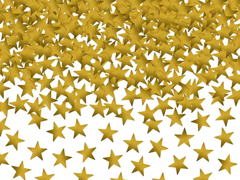 Confetti Stars, gold, 10mm, 30g Partydeco