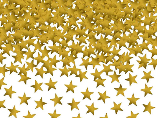 Confetti Stars, gold, 10mm, 30g Partydeco