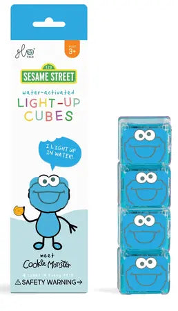 Cookie monster - Sesame Street Light-Up Cubes Glo Pals