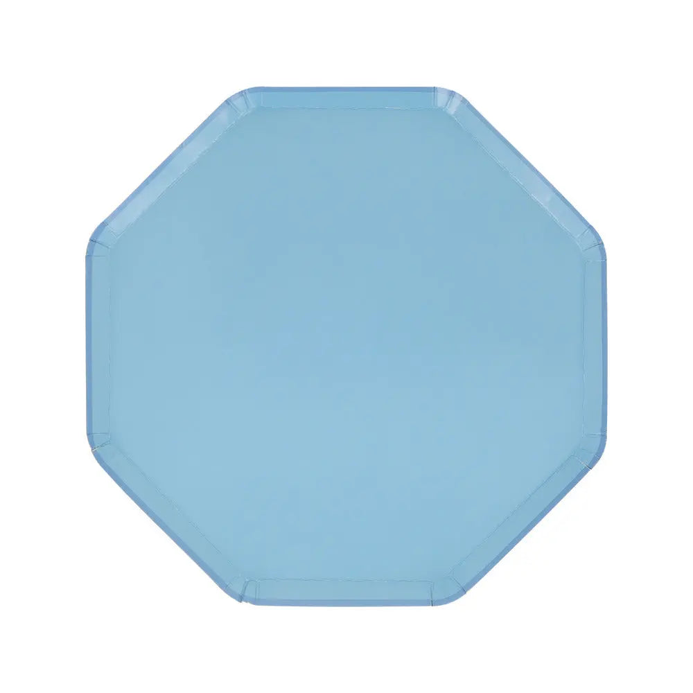 Cornflower Blue Side Plates (x 8) Meri Meri
