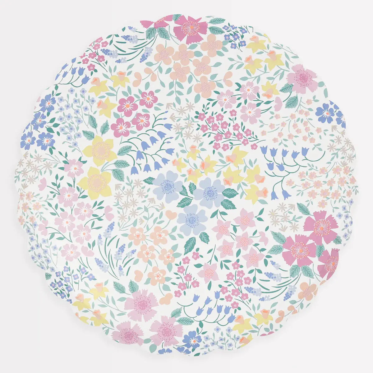 Cottage garden side plates ( x 8 ) Meri Meri