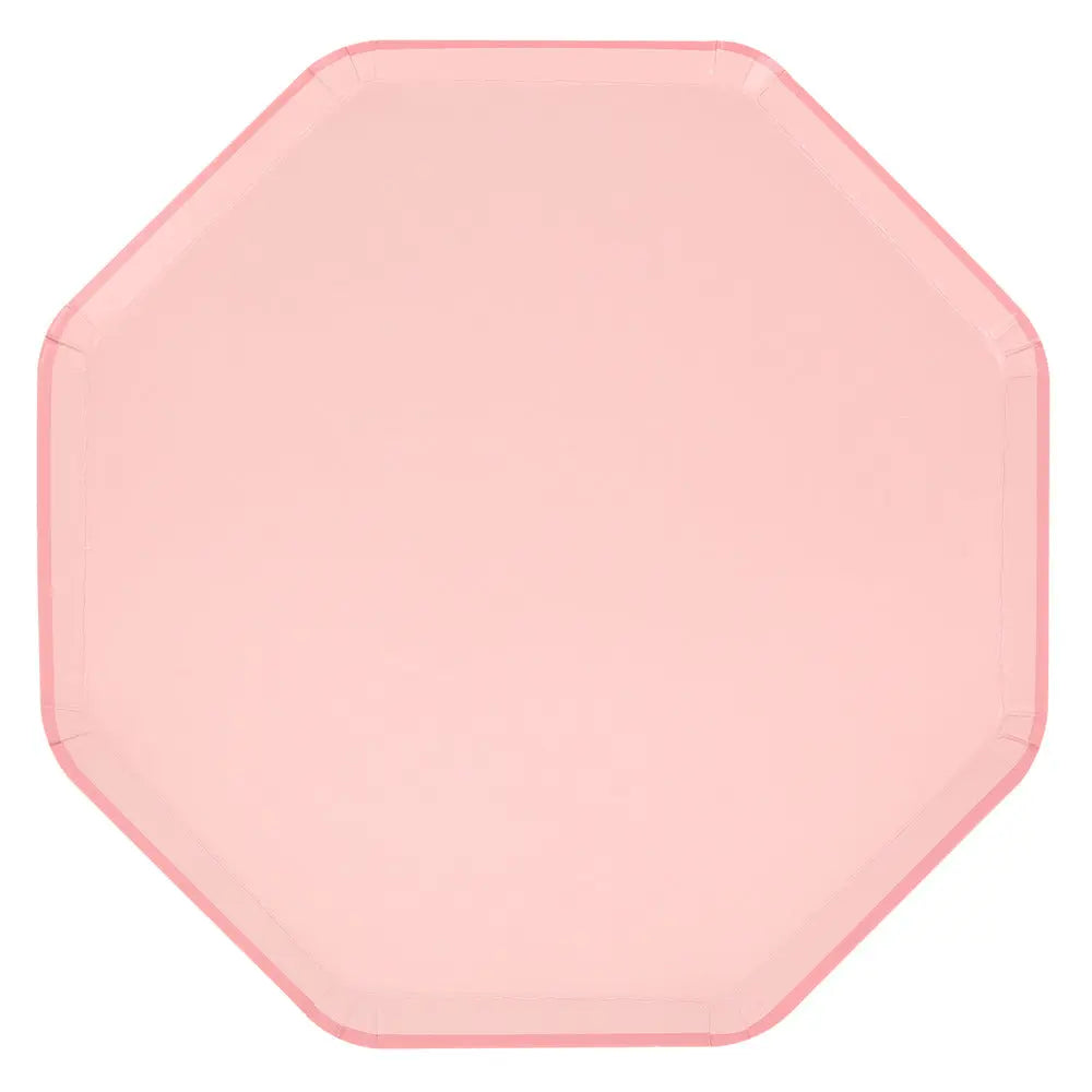 Cotton Candy Pink Dinner Plates (x 8) Meri Meri
