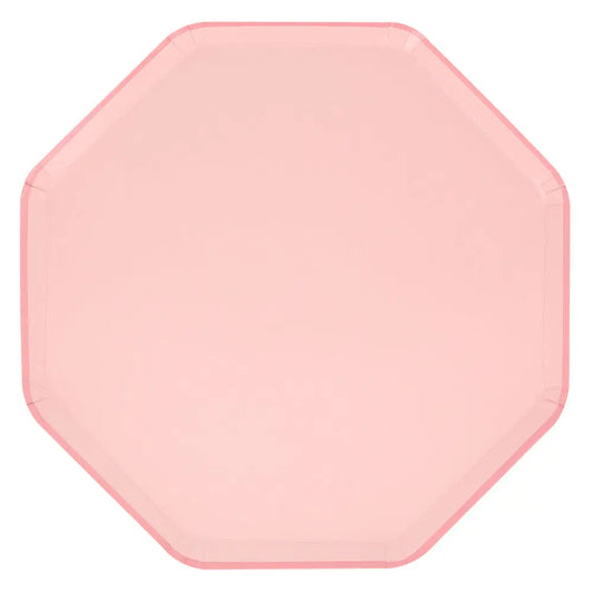 Cotton Candy Pink Dinner Plates (x 8) Meri Meri