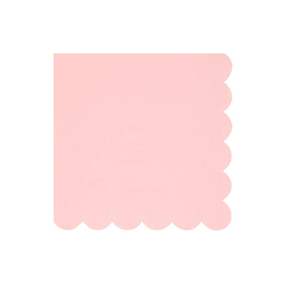 Cotton candy pink napkins L Meri Meri