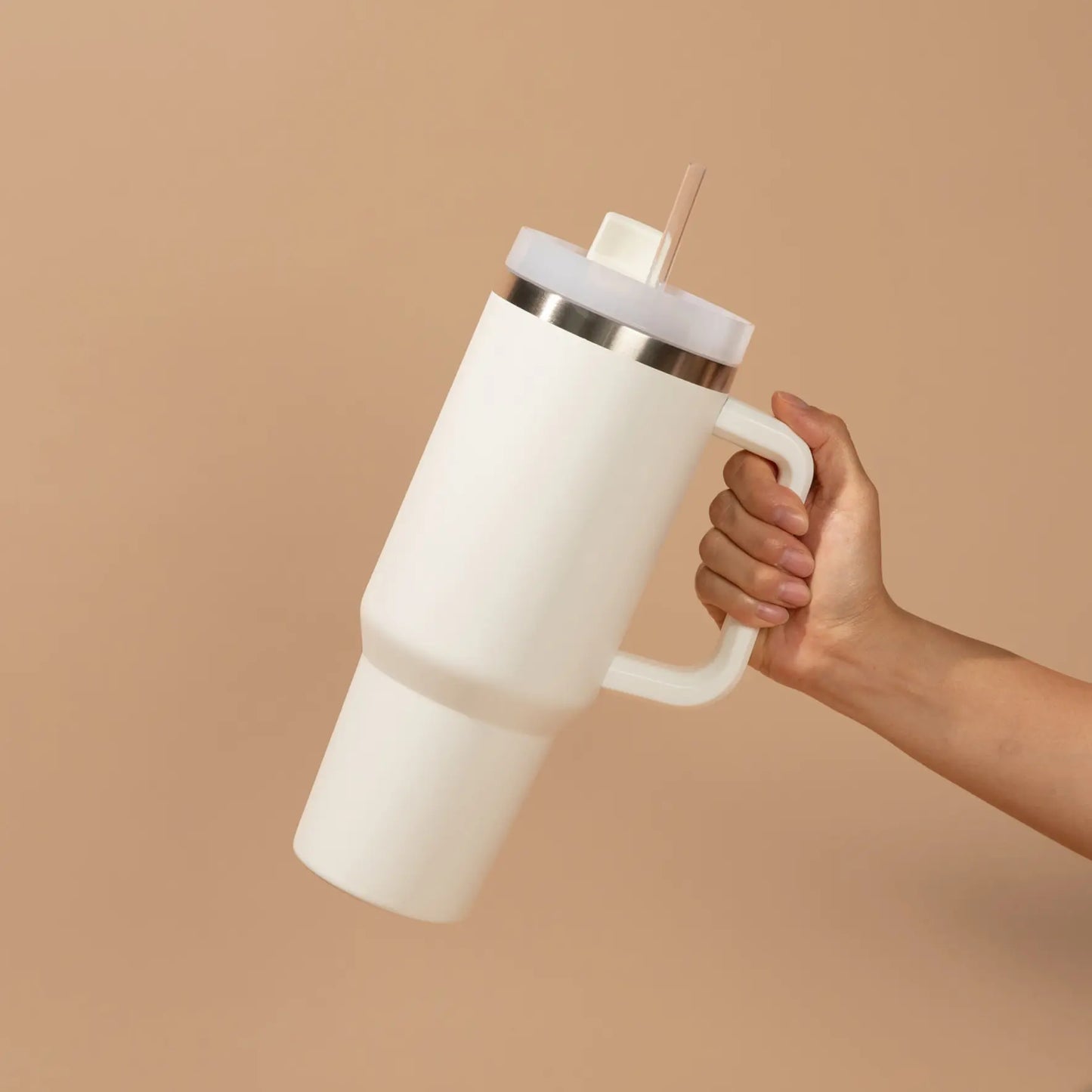 Cream 40 oz Travel Tumbler - Home Decor & Gifts Sweet Water Decor