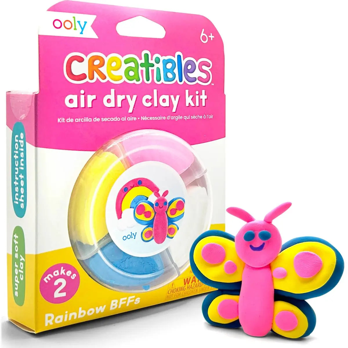 Creatibles D.I.Y. Air-Dry Clay Kit: Rainbow BFFs OOLY