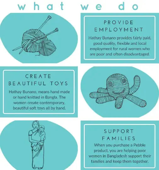 Crochet Toy Handmade Fairtrade Lion Rattle Pebblechild