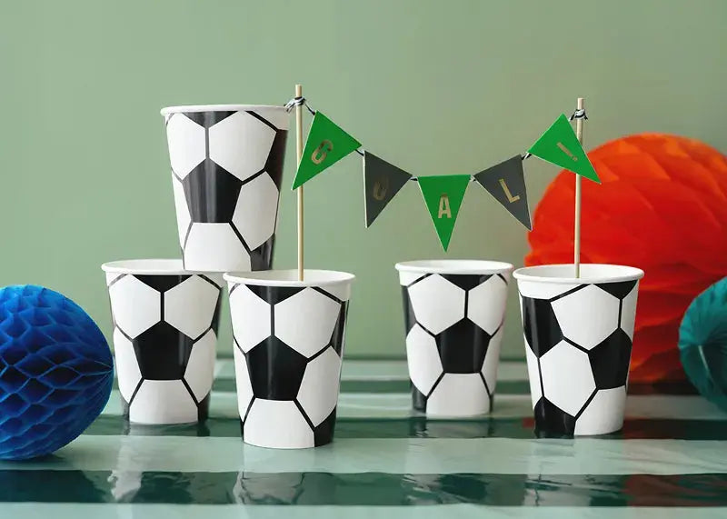 Cups Ball, mix, 260 ml Partydeco