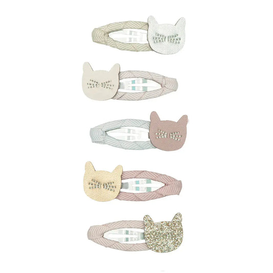Cute Cats Mini Clic Clac Hair Clips Mimi & Lula