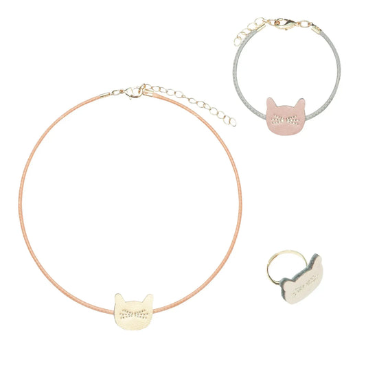 Cute cat jewellery set Mimi & Lula