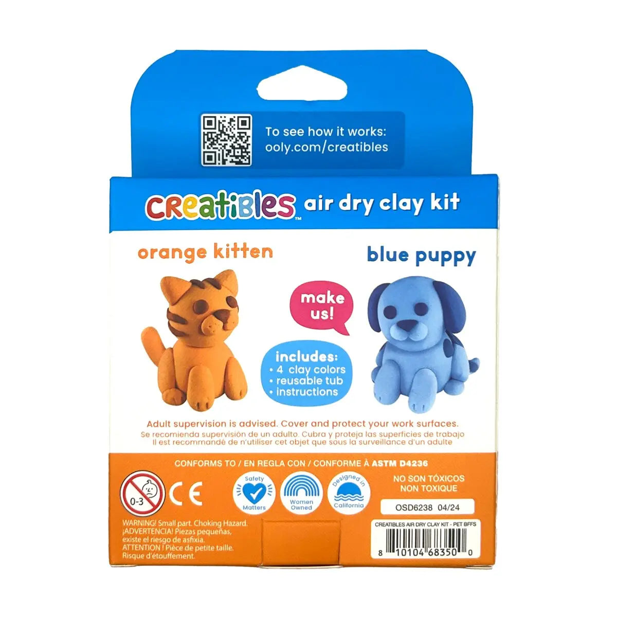 D.I.Y. Air-Dry Clay Kit: Pet BFFs OOLY