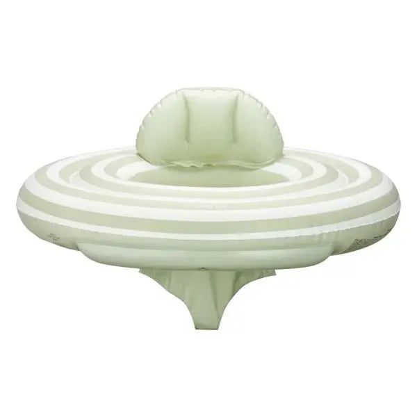 DAWN BABY SWIM RING Stripe Dusty mint/ creme de la creme LieWood