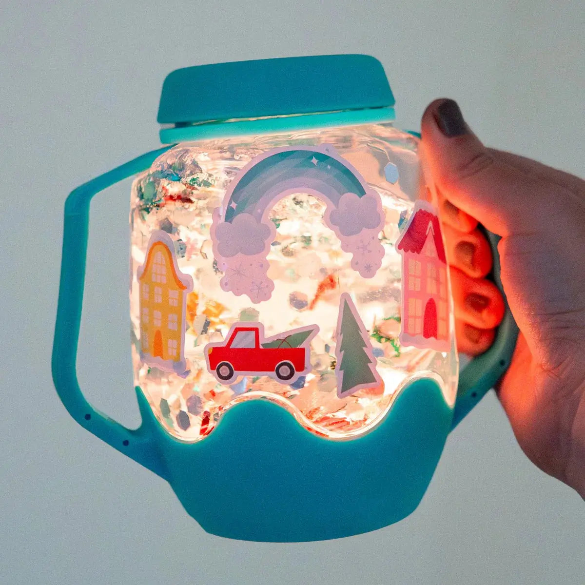 DIY Sensory Jar Gift Set - Snowglobe Glo Pals
