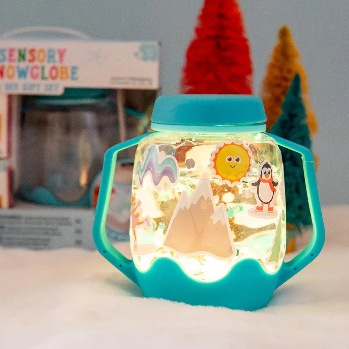 DIY Sensory Jar Gift Set - Snowglobe Glo Pals