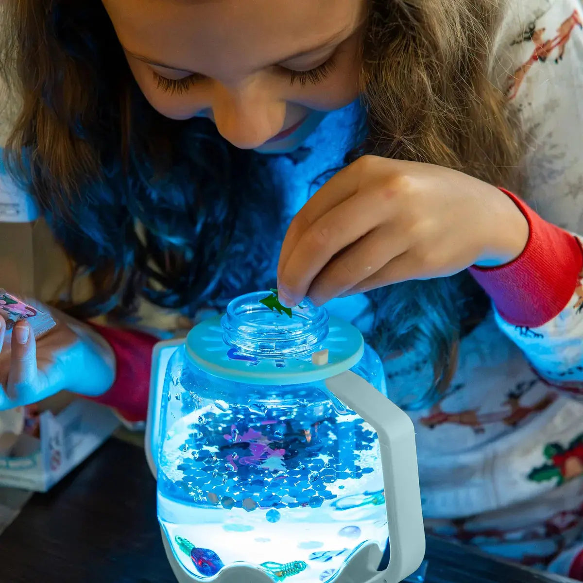 DIY Sensory Jar Gift Set - Snowglobe Glo Pals