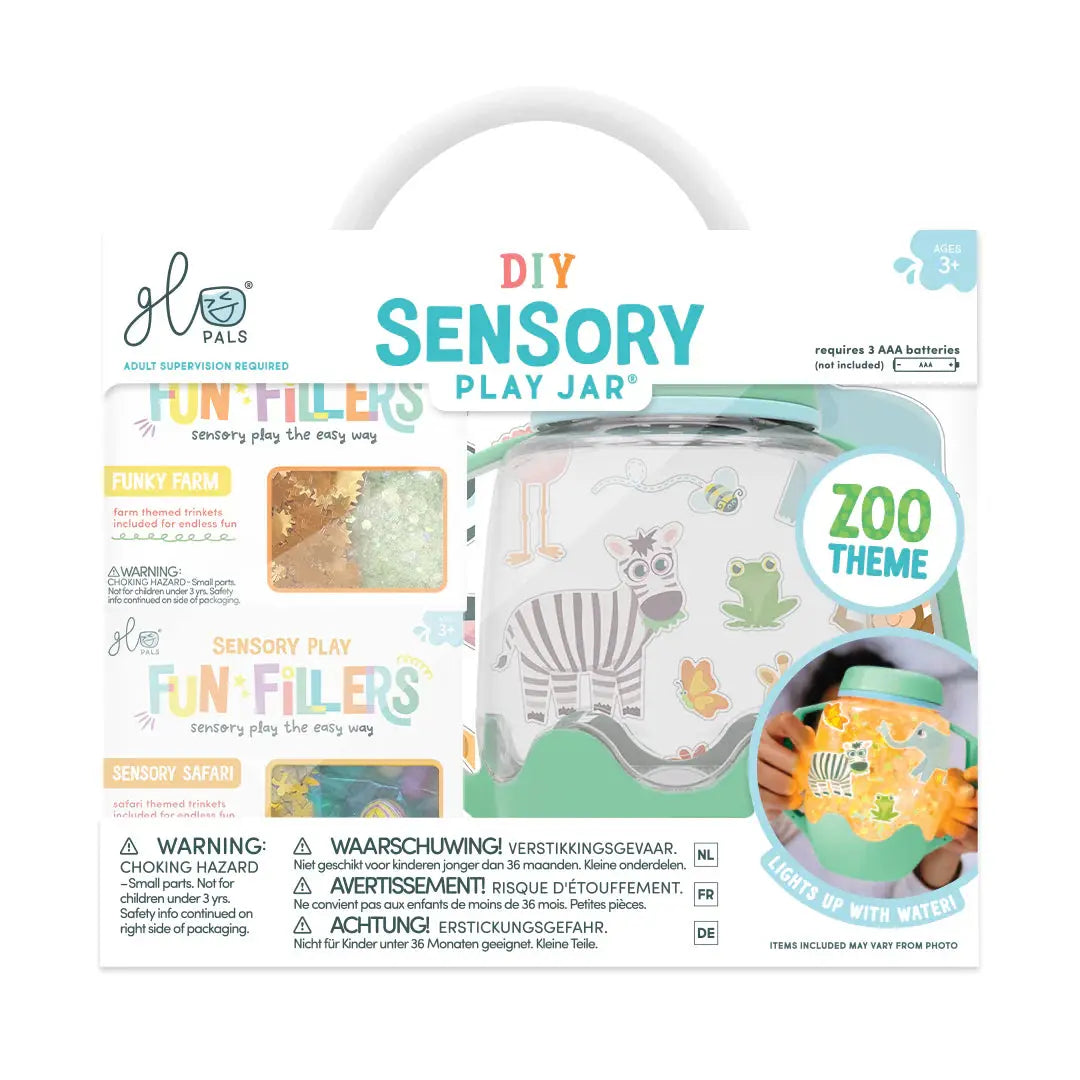 DIY Sensory Jar Gift Set - Zoo Glo Pals