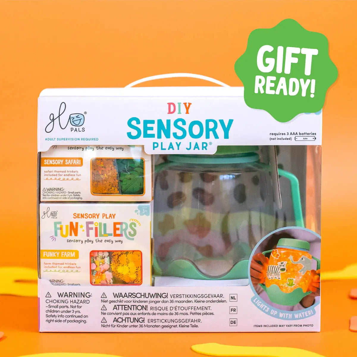 DIY Sensory Jar Gift Set - Zoo Glo Pals