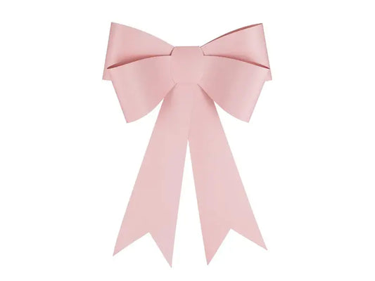 DIY decorative bow, light pink, 55x71 cm Partydeco