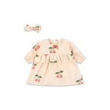 DOLL CLOTHES SET GOTS - Cherry pink Konges Slojd