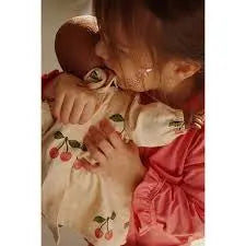 DOLL CLOTHES SET GOTS - Cherry pink Konges Slojd