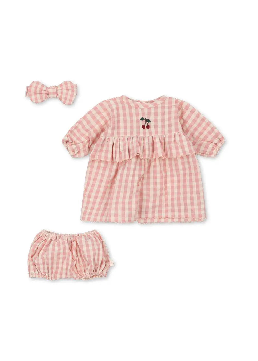 DOLL CLOTHES SET GOTS - Powder Pink Konges Slojd