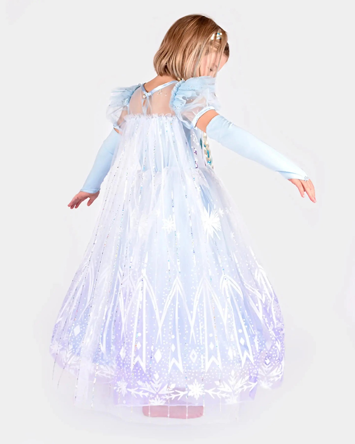 DRESS ICE PRINCESS w BRAID Den Goda Fen