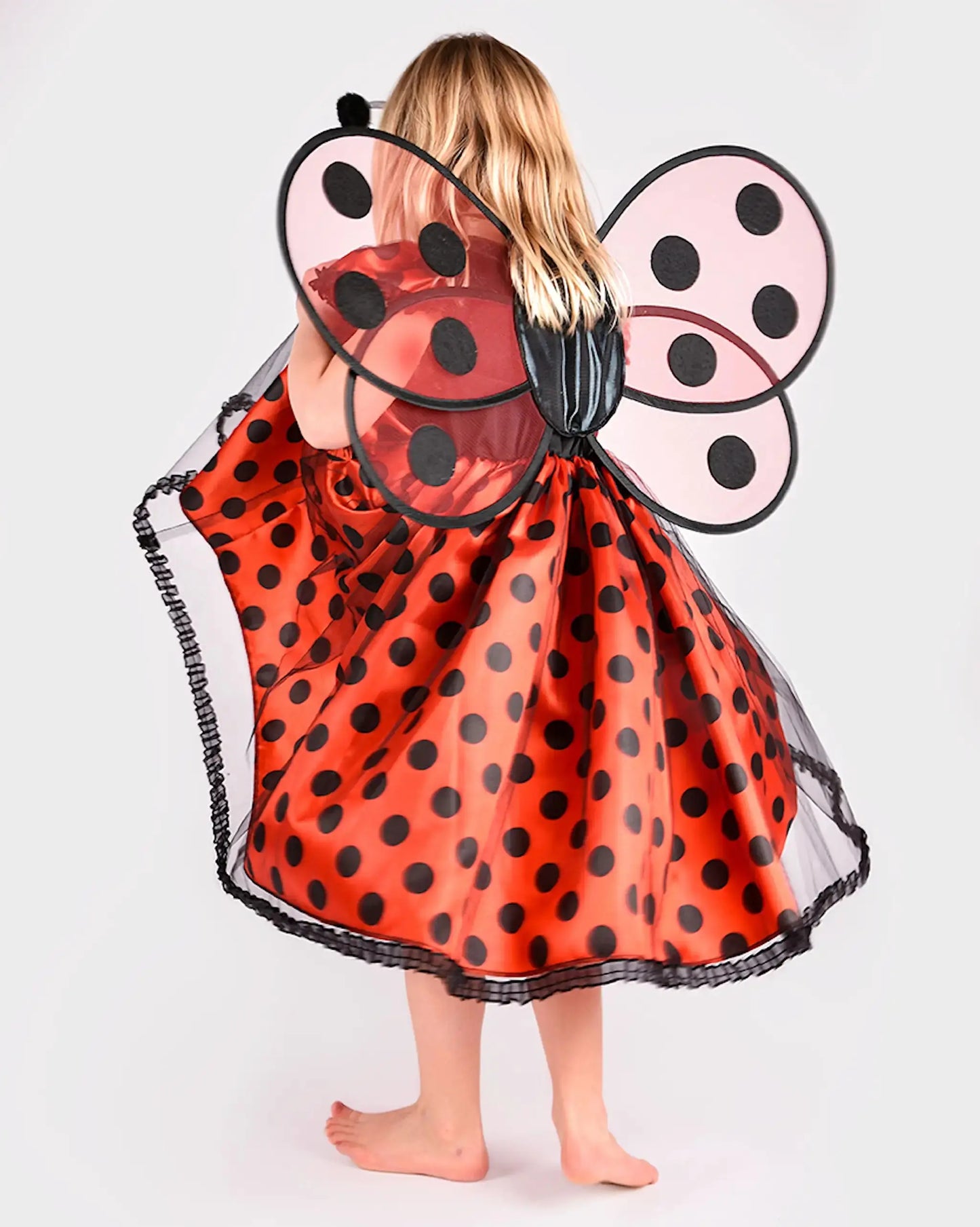 DRESS LADYBUG w ACC 4-6 years Den Goda Fen
