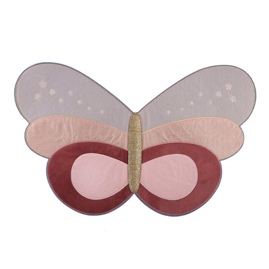 Patchwork Butterfly Velvet Wings