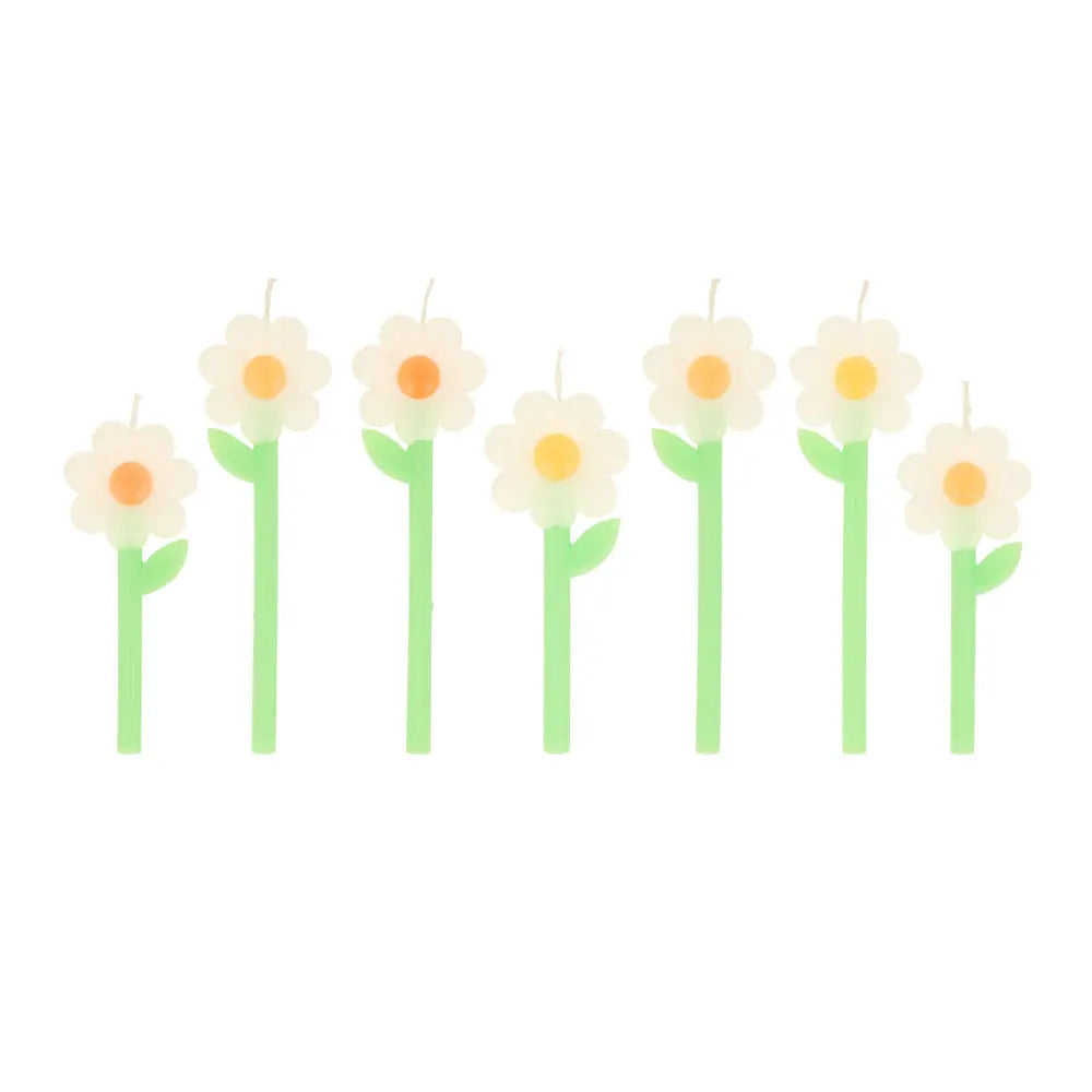 Daisy Candles (x 6) Meri Meri