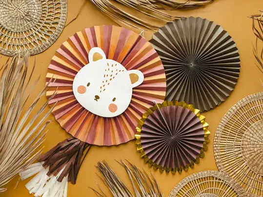 Decorative Rosettes Leo, mix, 26-43 cm Partydeco