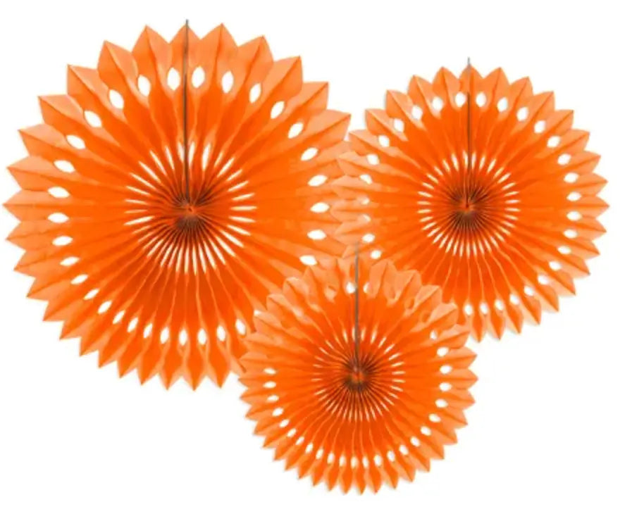 Decorative Rosettes, Brown, 20-30cm (Copy) Partydeco