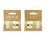 Decorative Tape - Gold ( 4 x 10m ) Partydeco