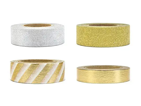 Decorative Tape - Gold ( 4 x 10m ) Partydeco
