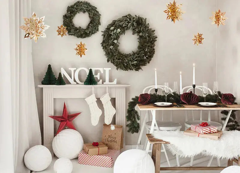 Decorative pendants Snowflakes, gold, 15-25cm Twiddlers