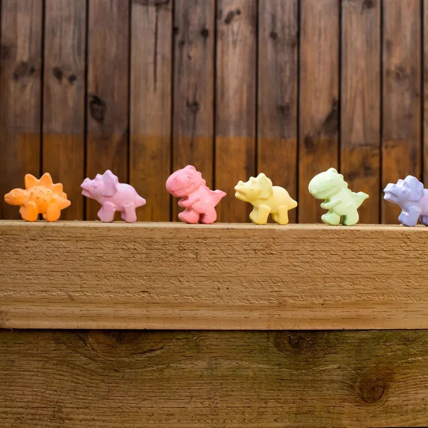 Dinosaur Pavement Chalks Crayon Box Crayons