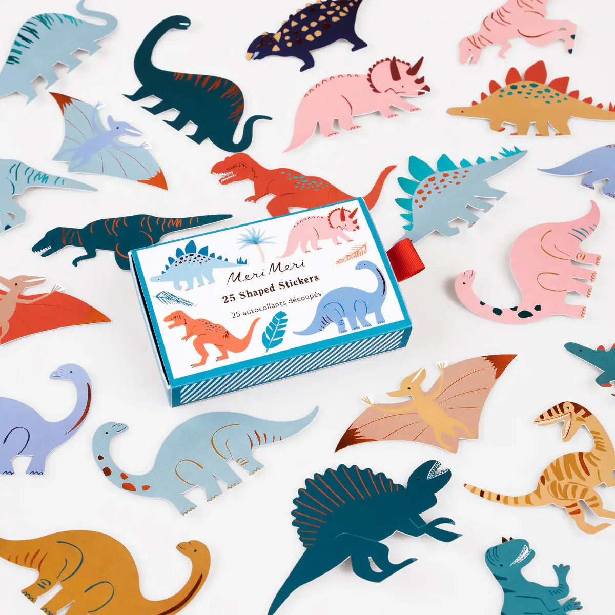 Dinosaur Shaped Stickers (x 25) Meri Meri