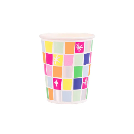 Disco ball cups Meri Meri
