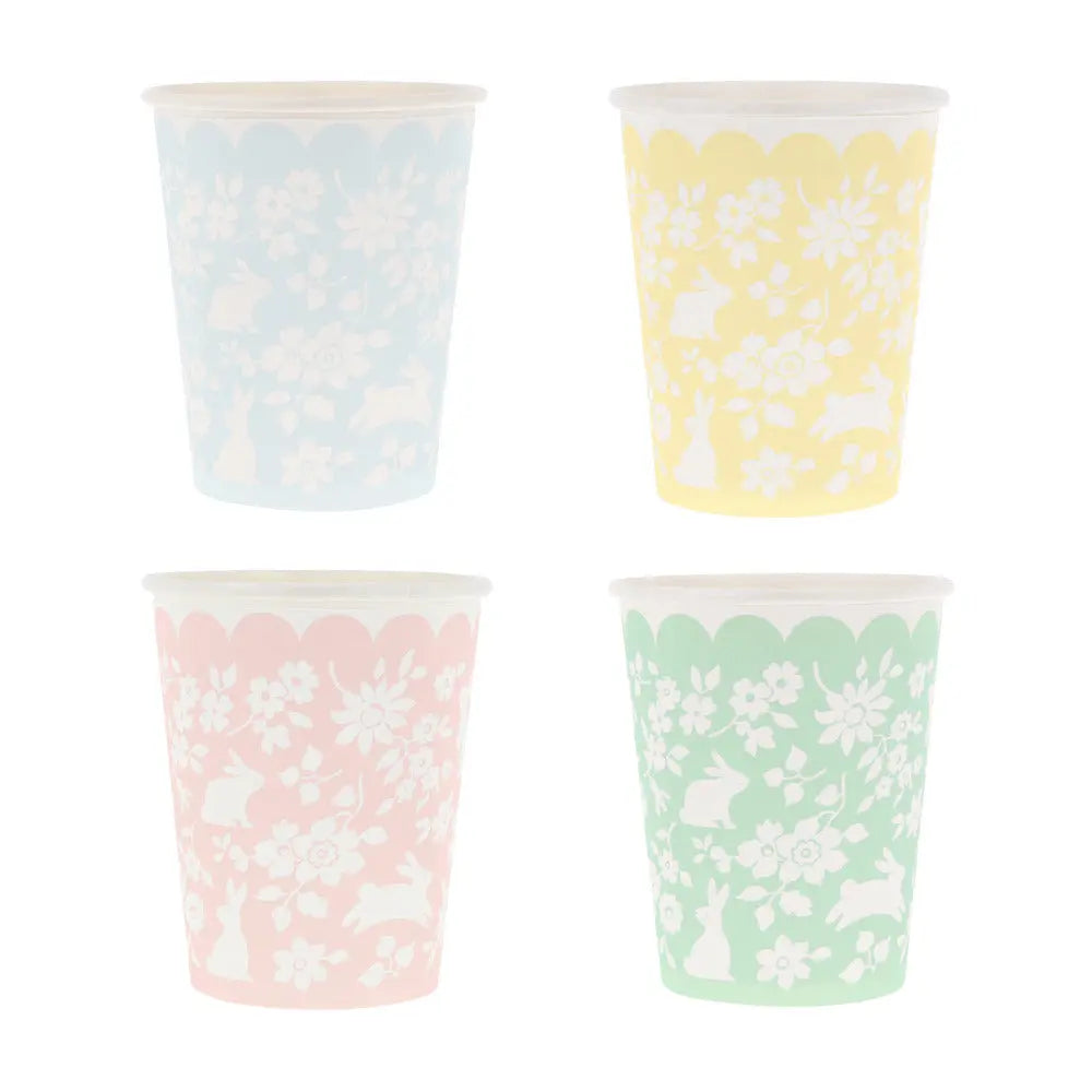 Ditsy bunny cups Meri Meri