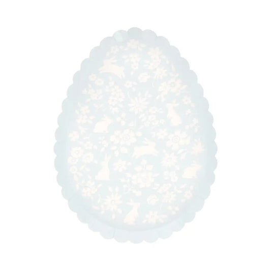 Ditsy bunny egg plates Meri Meri