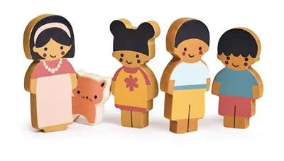 Doll Family With Cat mentari