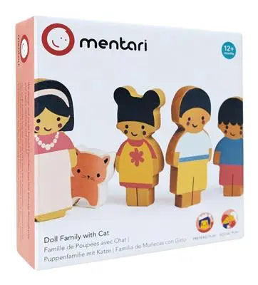 Doll Family With Cat mentari