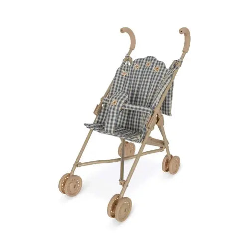 Doll Stroller - Captains Blue Check Konges Slojd