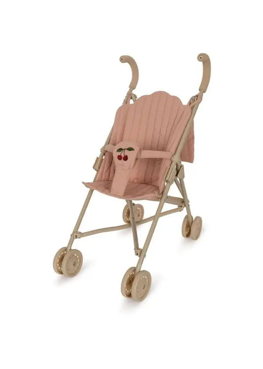 Doll Stroller mahogany rose Konges Slojd
