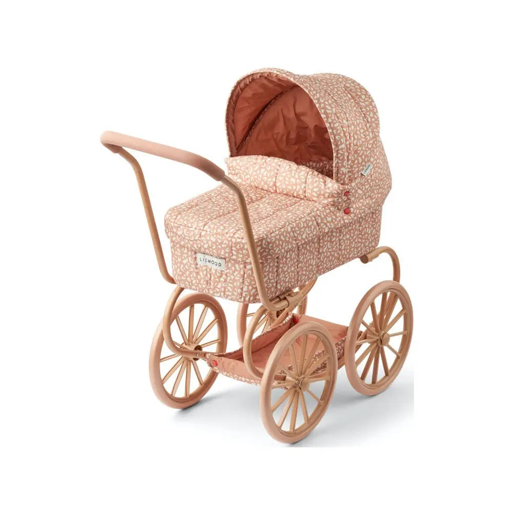 Doll pram - Adaline Peach Mini Leo Tuscany Rose Liewood